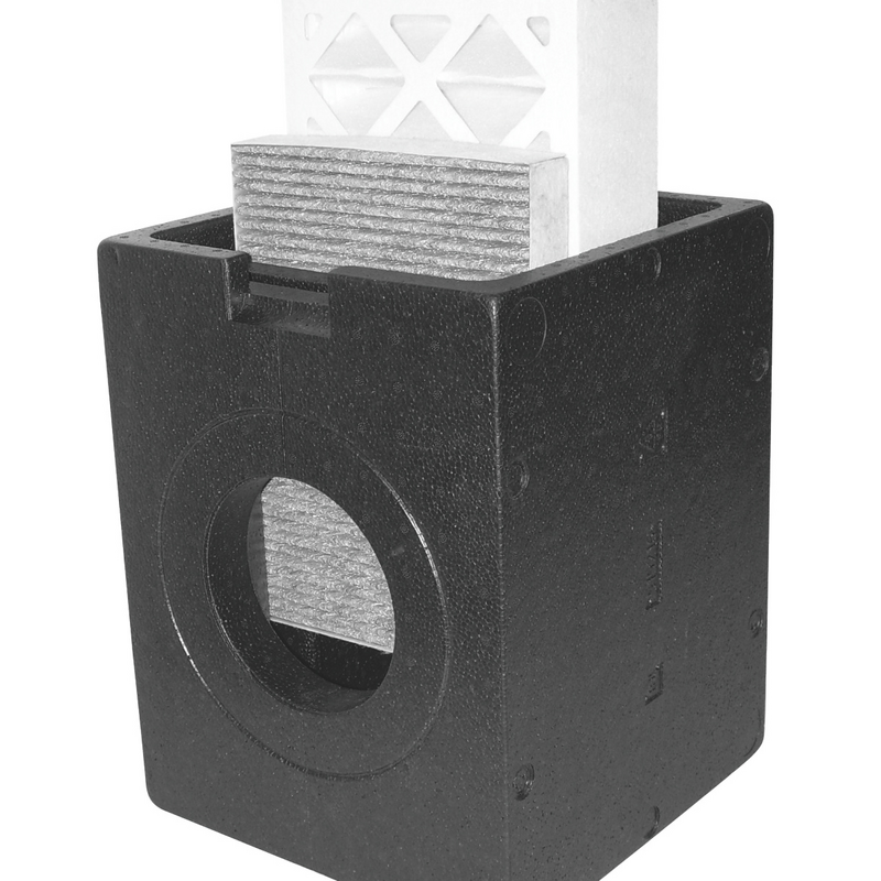 Cut-Out Zehnder ComfoFresh iso-Filterbox Comfortable indoor ventilation 3D view