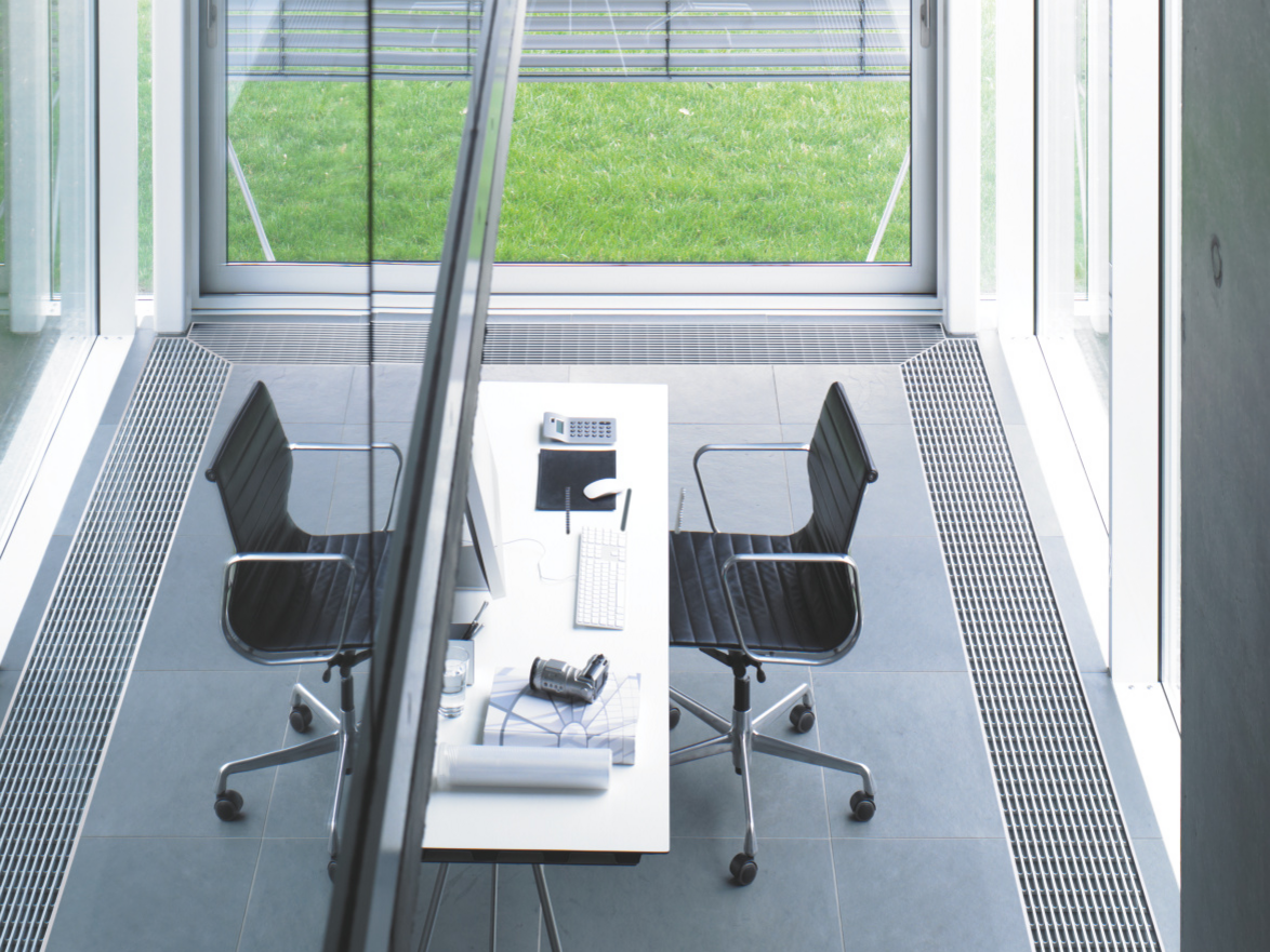 Rendering Zehnder Terraline Decorative radiator Top view