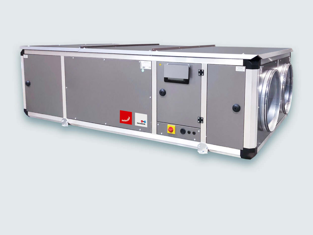 Cut-Out Zehnder Carma Comfortable indoor ventilation Angled view