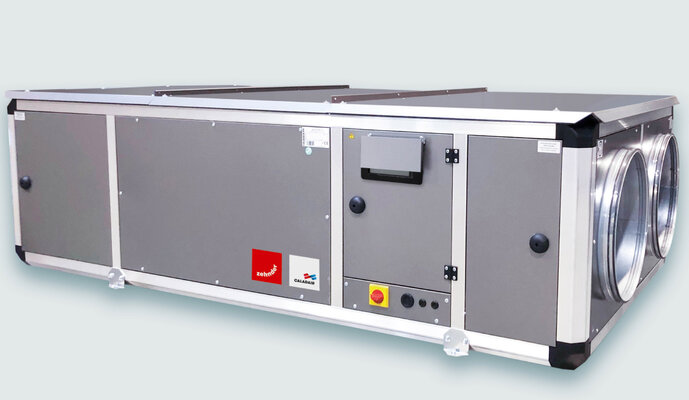 Cut-Out Zehnder Carma Comfortable indoor ventilation Angled view