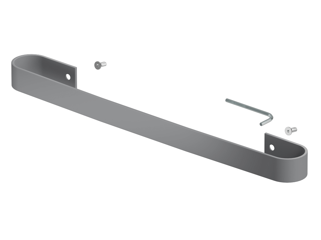 Cut-Out Zehnder Folio Glass Decorative radiator Angled view