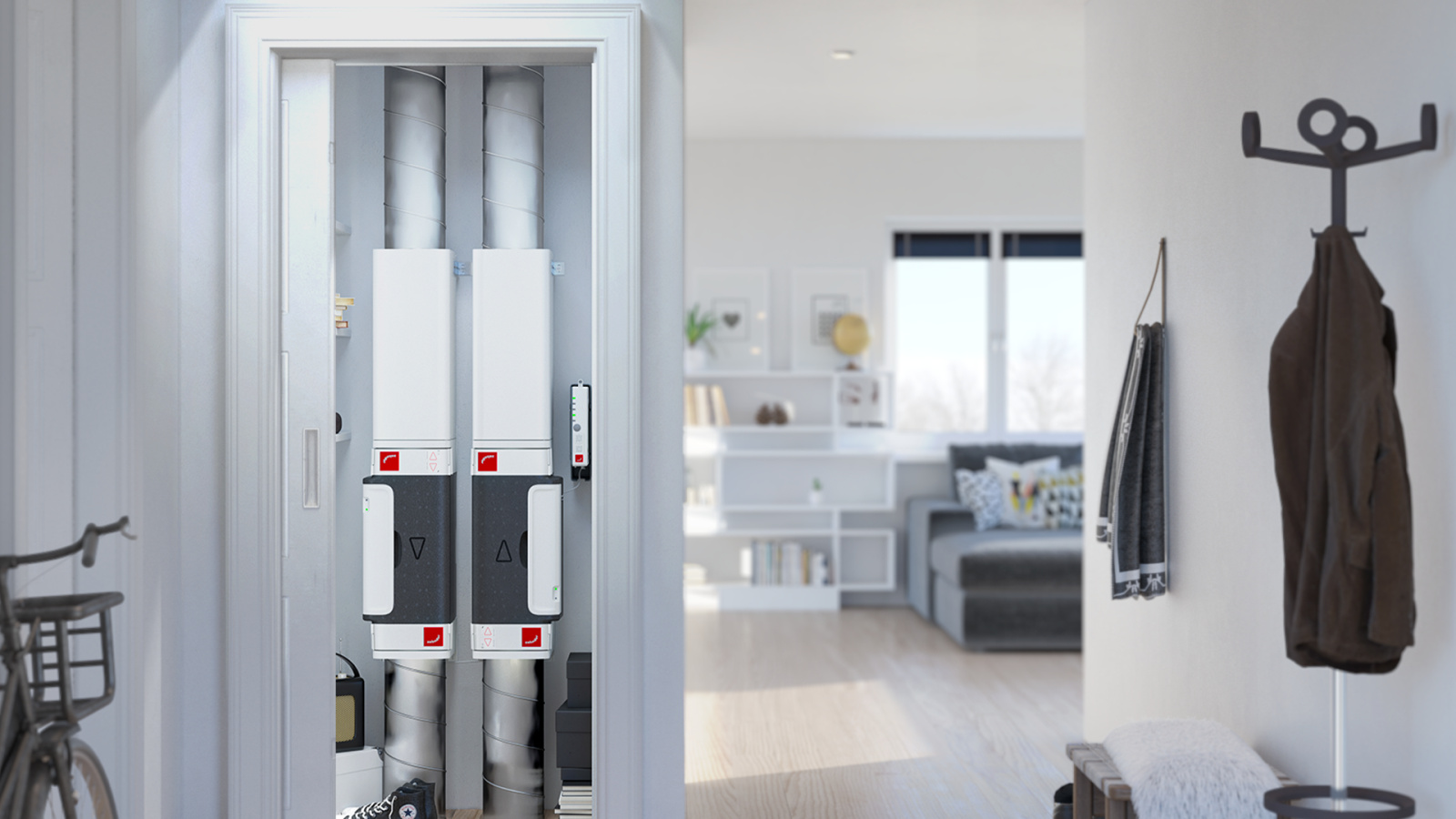Rendering Comfortable indoor ventilation 