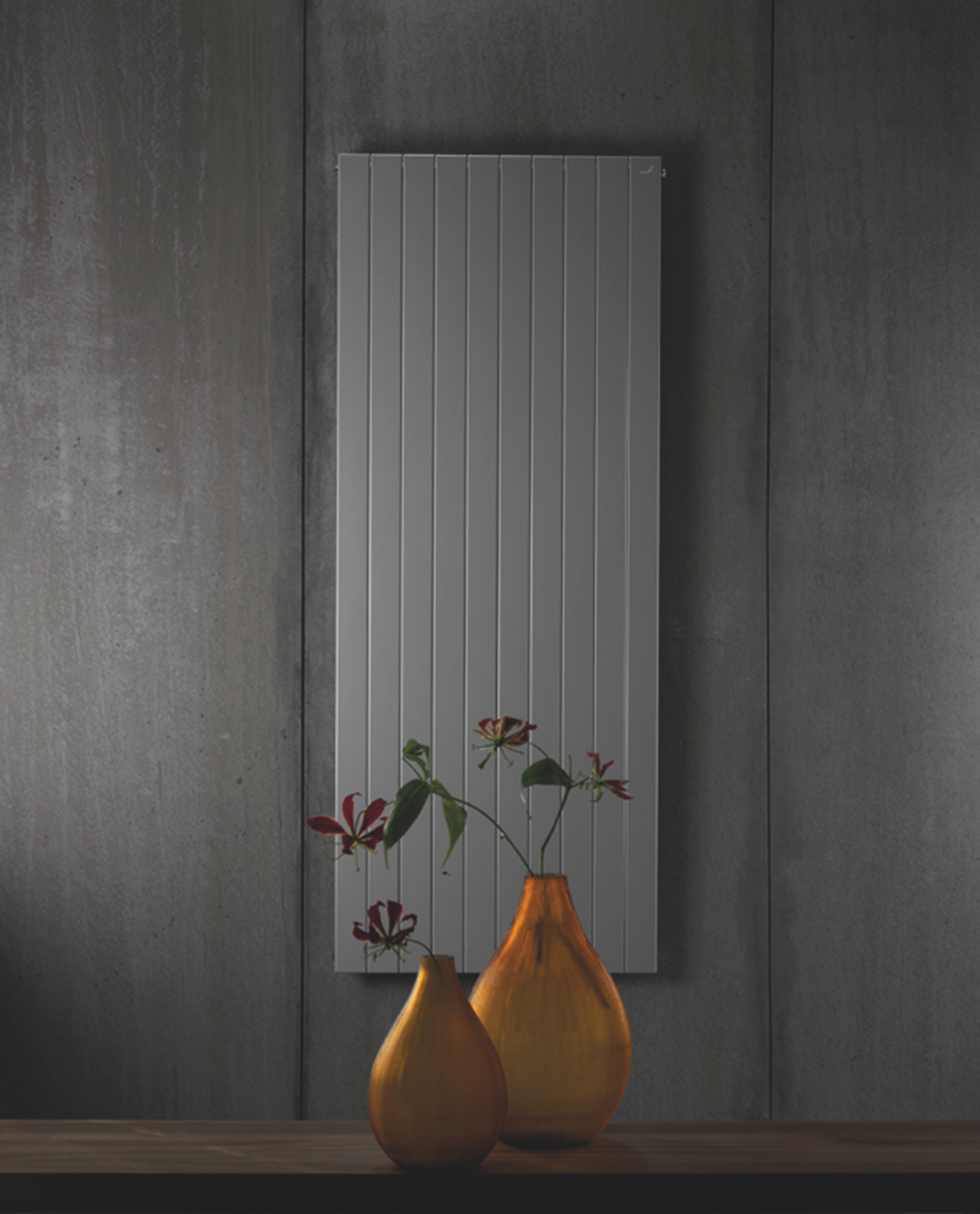 Zehnder_RAD_Nova_white_dark Rendering Zehnder Nova Decorative radiator Front view