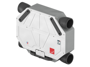 Cut-Out Zehnder ComfoAir Flex 250 Comfortable indoor ventilation Angled view