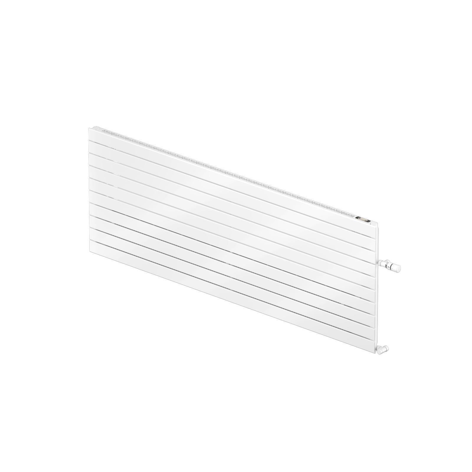 Zehnder_RAD_NovaNeo_074-200(fig6610NA500)_TrafficWhite_Cutout_persp Cut-Out Zehnder Nova Neo Decorative radiator Angled view