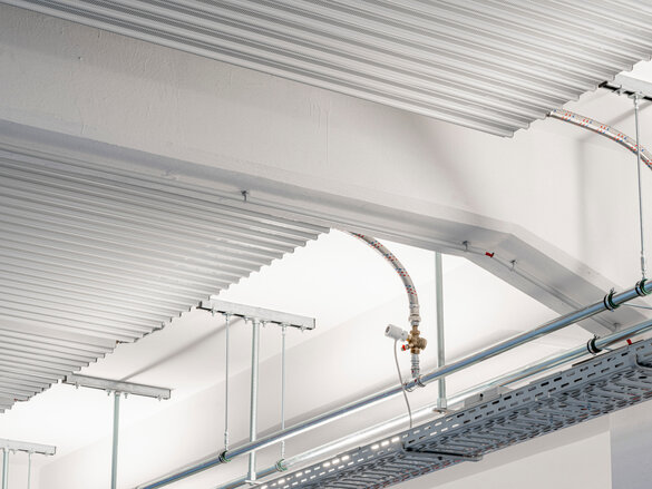 Zehnder ZFP, RHC, CP, Ceiling Panel, Zehnder, Reference, office, IBA, open factory, apolda