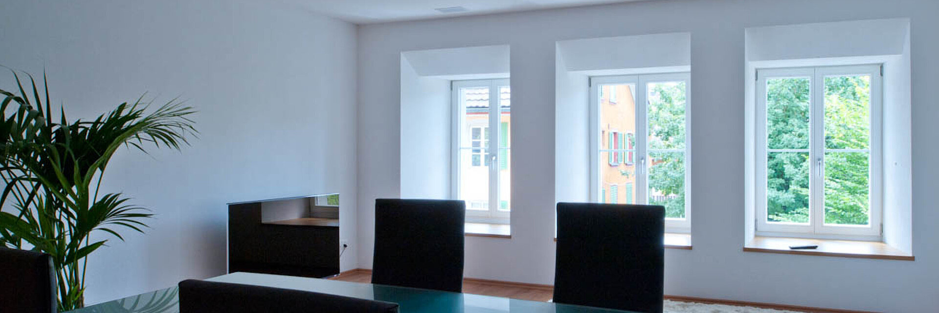 Wohnzimmer mit Zehnder Komfortlüftung