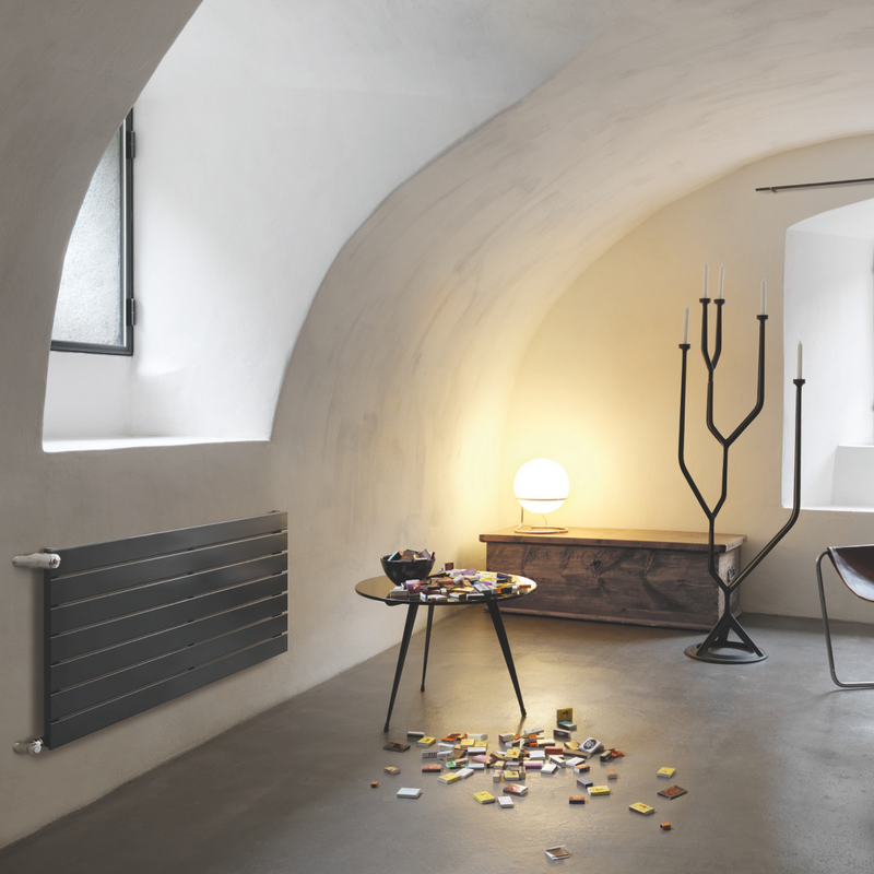 Rendering Zehnder Jet-X Decorative radiator Side view