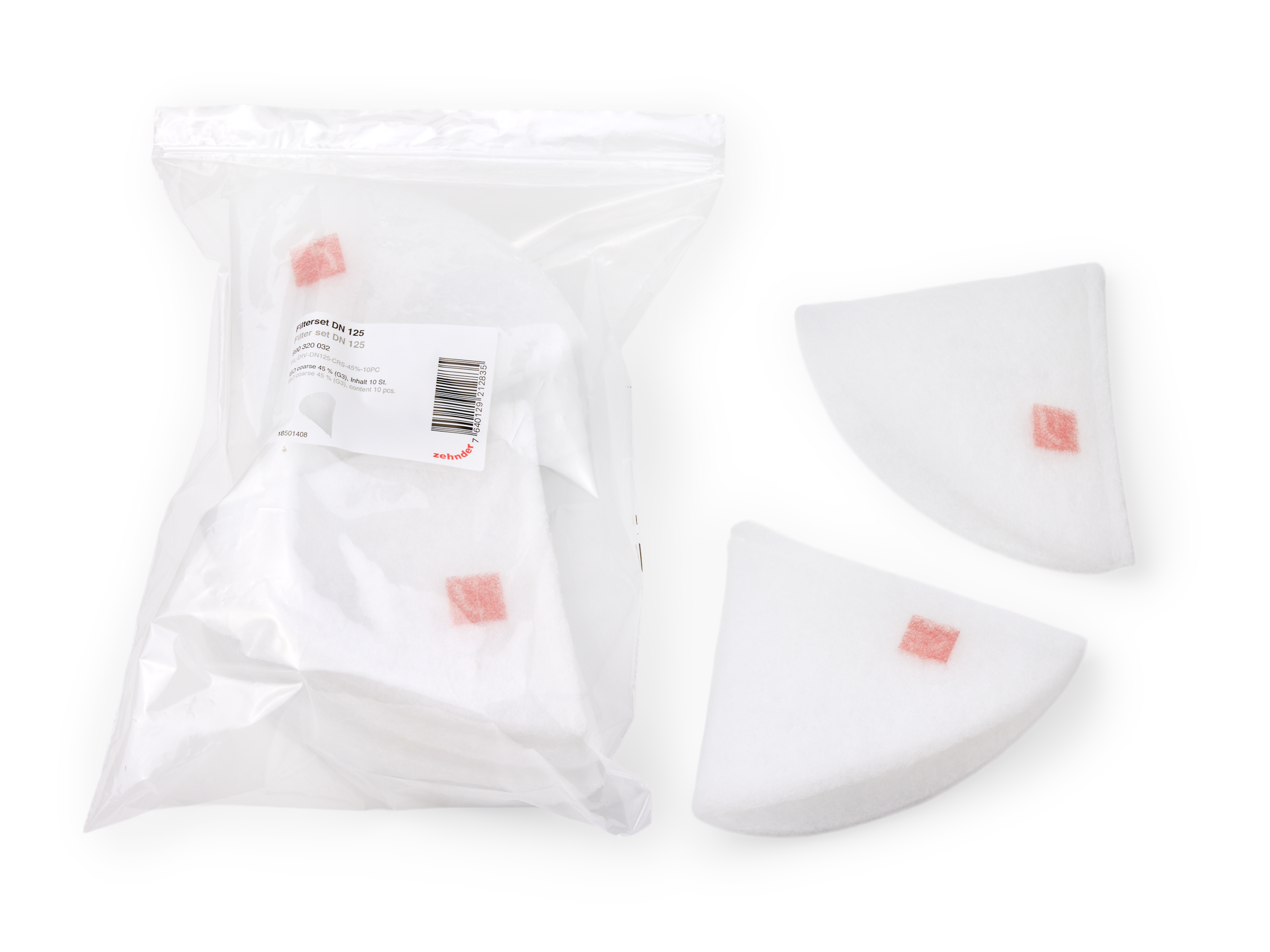 Filtres pour la bouche d’extractionZehnder ComfoValve Luna E, DN125