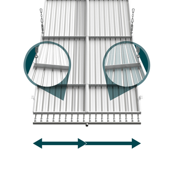 Cut-Out Zehnder ZFP Heating and cooling ceiling system