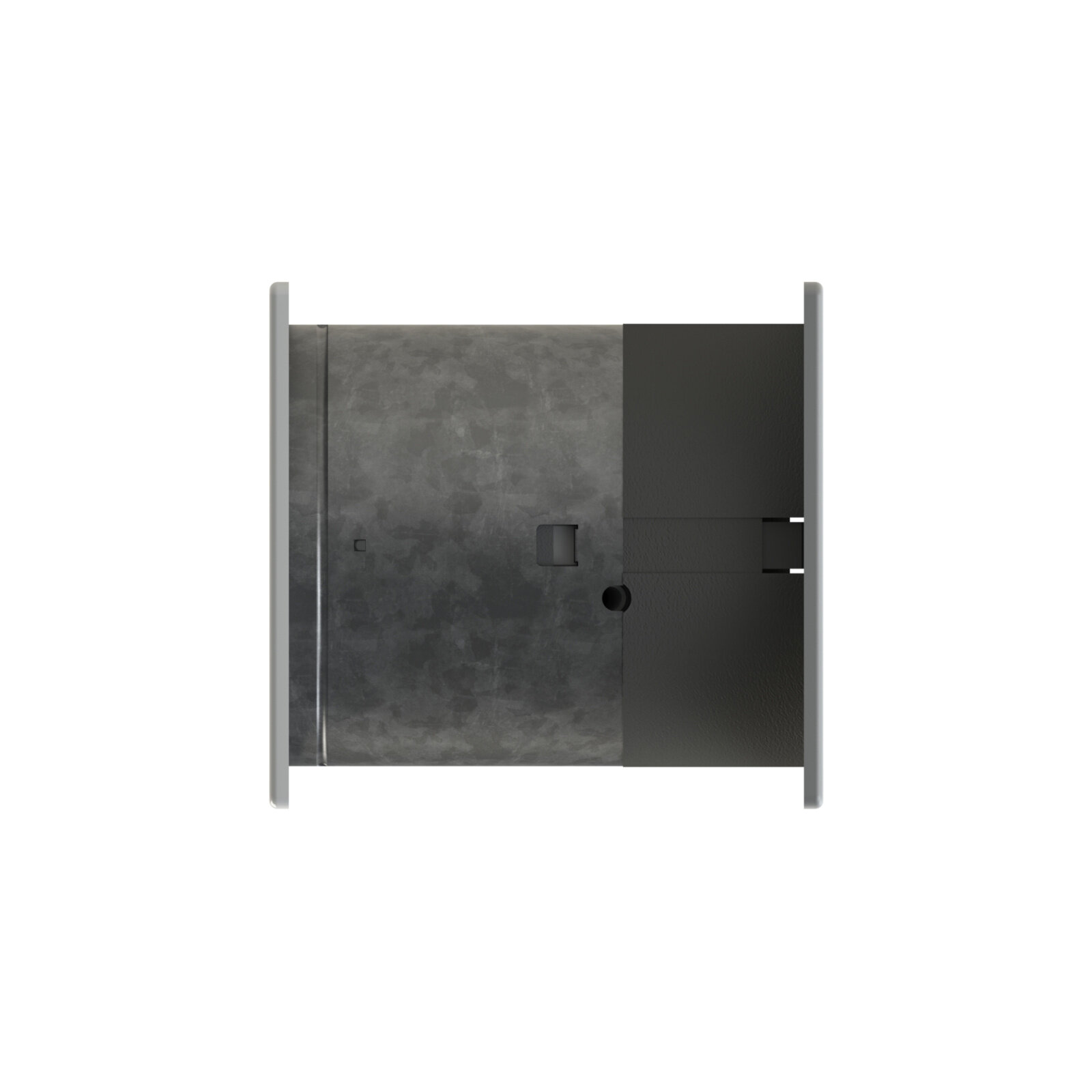 Cut-Out Zehnder ComfoDuct Activo S 60 Comfortable indoor ventilation Angled view
