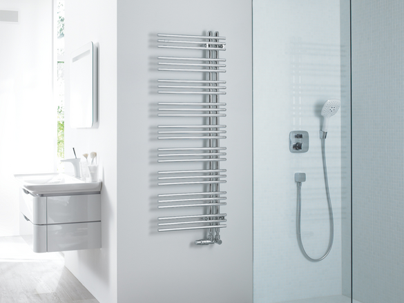 Rendering Zehnder Yucca Asym Decorative radiator 