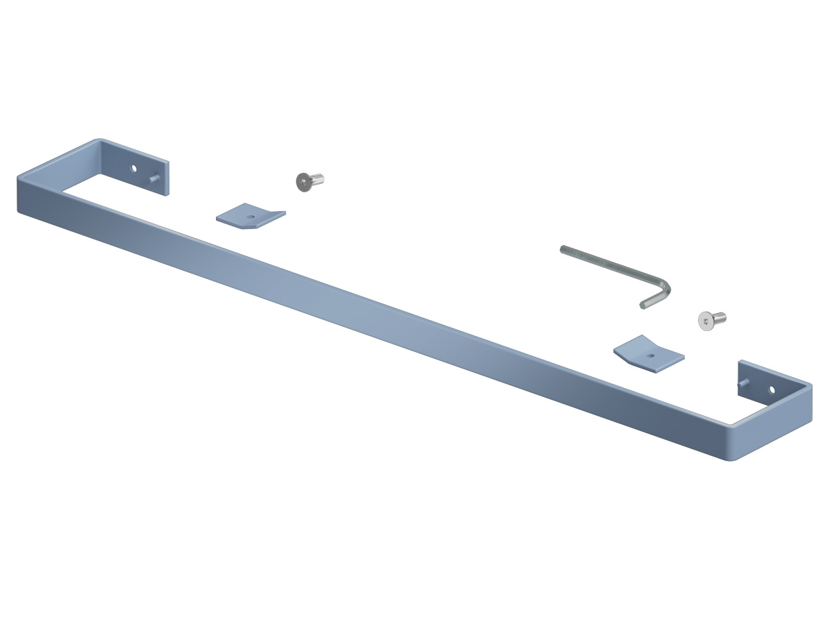 Cut-Out Zehnder Fina Lean Bar Decorative radiator Angled view