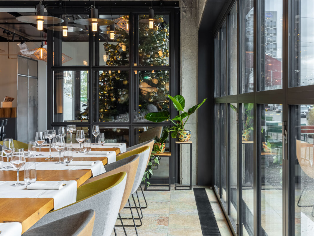 Zehnder Terraline im Restaurant