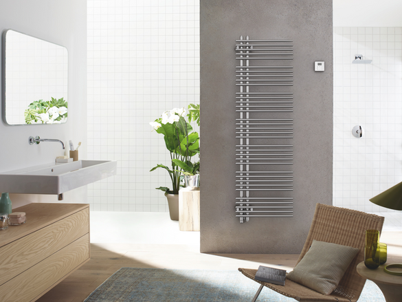 Rendering Zehnder Yucca Asym Decorative radiator 