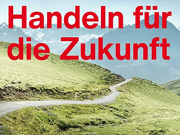 [Translate to Deutsch:] Zehnder Nachhaltigkeit Statusbericht mit Titel Handeln für Zukunft