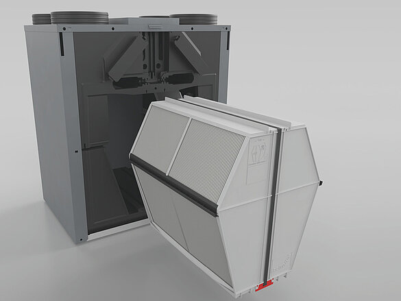 échangeur enthalpique Zehnder récupération de chaleur et d’humidité