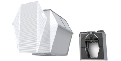 Echangeur de chaleur diamant de Zehnder Composants de l’échangeur de chaleur