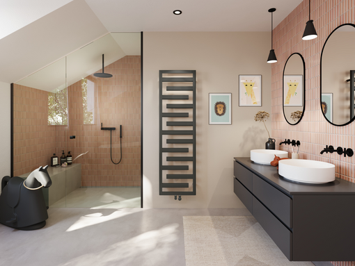 Zehnder_RAD_Tetris-HY_Valve-Typ-C_170-50_Umbragrey_bathroom_IndustrialNoTowel-RGB Zehnder Tetris, TET-170-050, Umbra Grey, milieu, bathroom