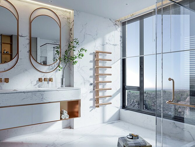 Radiateur de salle de bains Zehnder Chime Radiateur de salle de bains Zehnder Chime