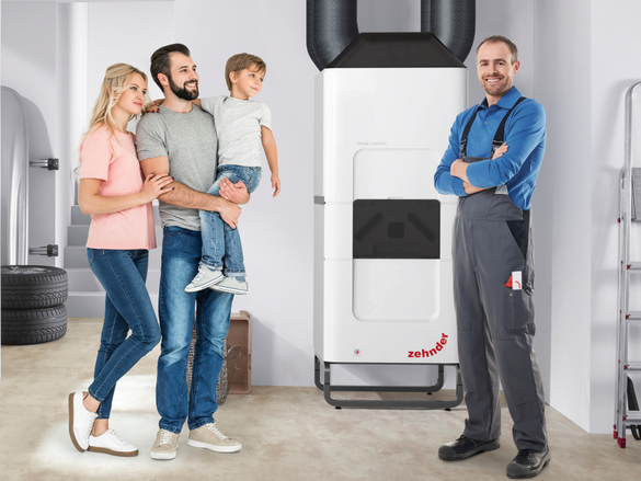 Lufttemperierung Frischluft Zehnder ComfoClime