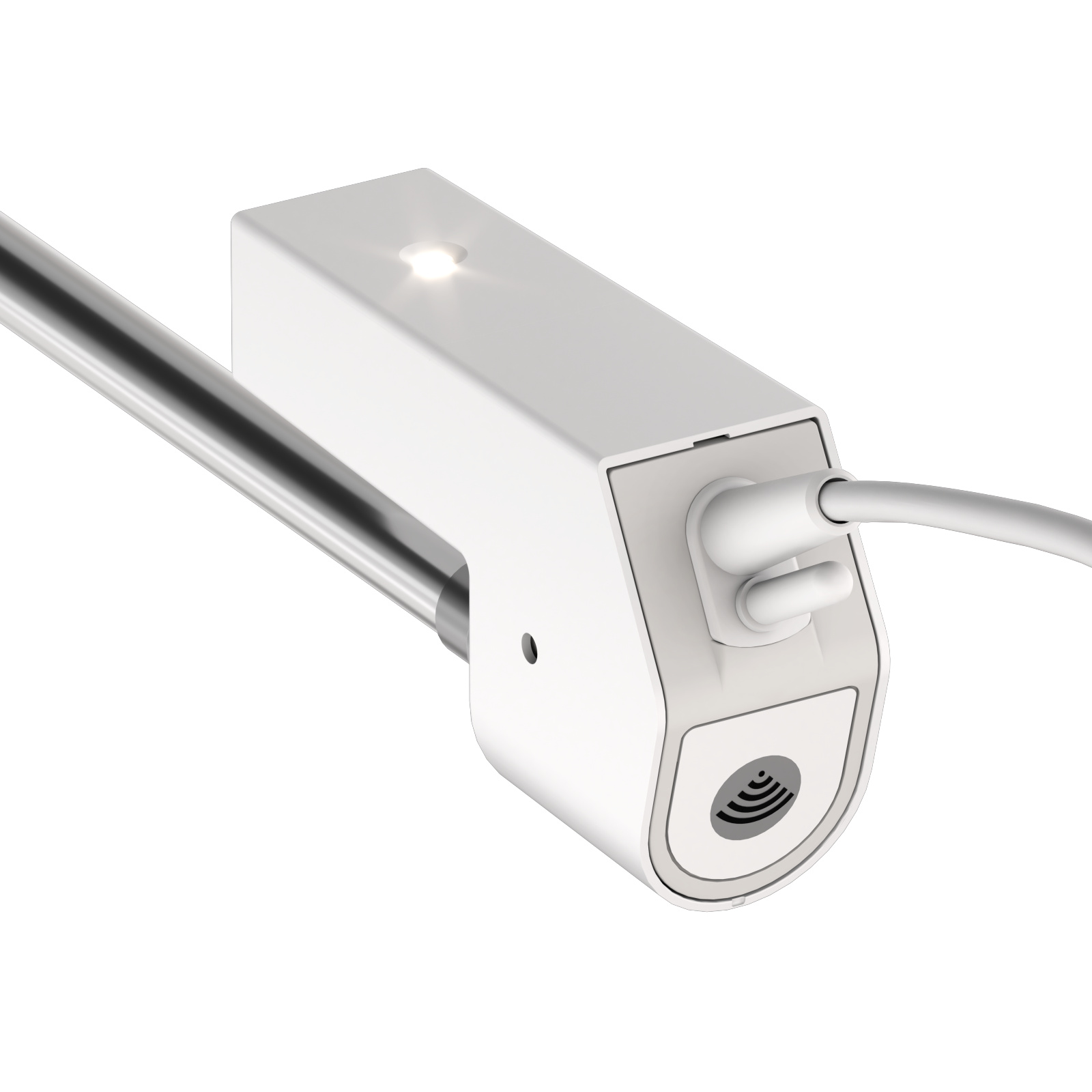 Cut-Out Zehnder Immersion Heater Design (IHD) Decorative radiator Angled view