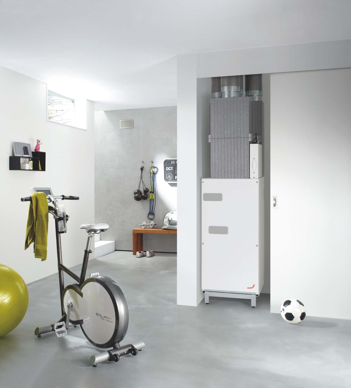 Rendering Zehnder ComfoAir SL 330 Comfortable indoor ventilation Front view