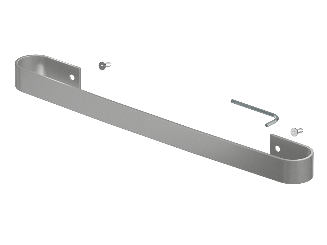 Cut-Out Zehnder Folio Glass Decorative radiator Angled view