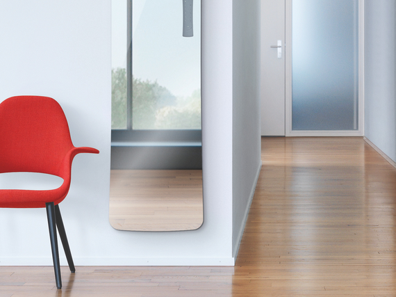 Zehnder_StudioCollection_RAD_Folio-Glass-Mirror-EL_milieu-corridor-001 Rendering Zehnder Folio Glass Decorative radiator