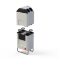 ComfoClime 24 with connector for CA Q350 ST DN160, exploded view-2
