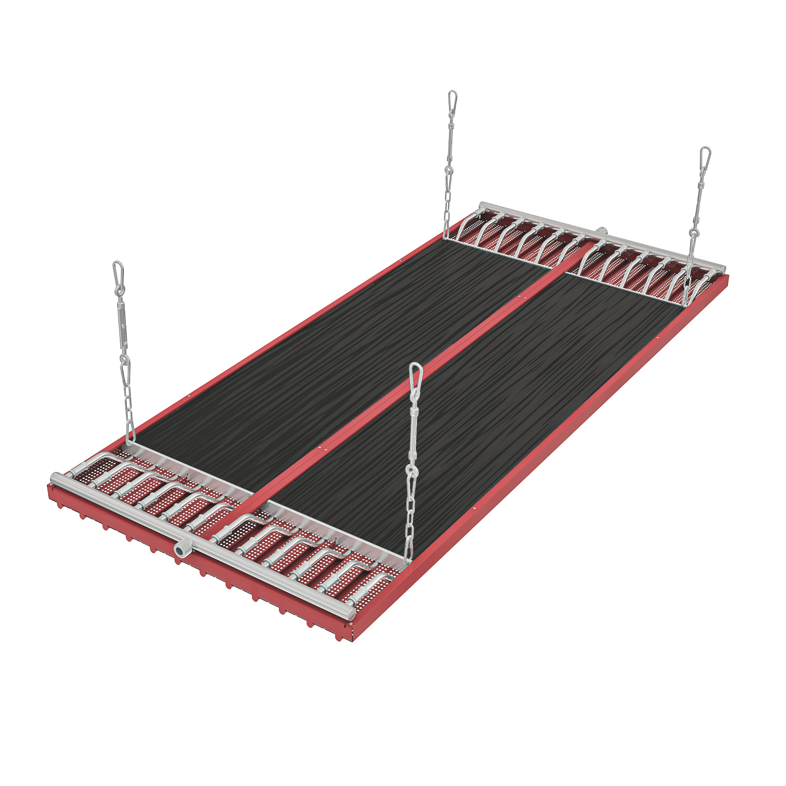 Cut-Out Zehnder ZFP Heating and cooling ceilings Angled view