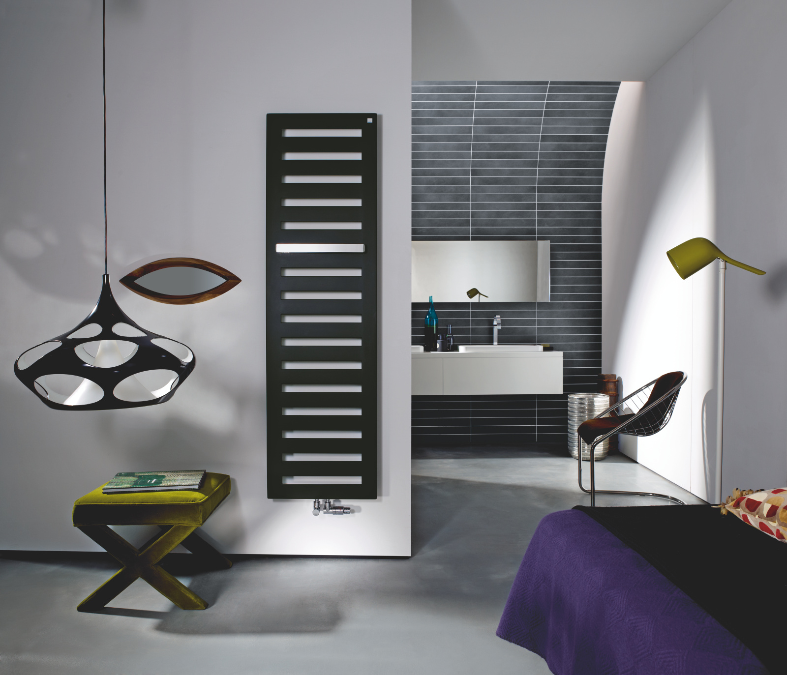 Rendering Zehnder Metropolitan Bar Decorative radiator 