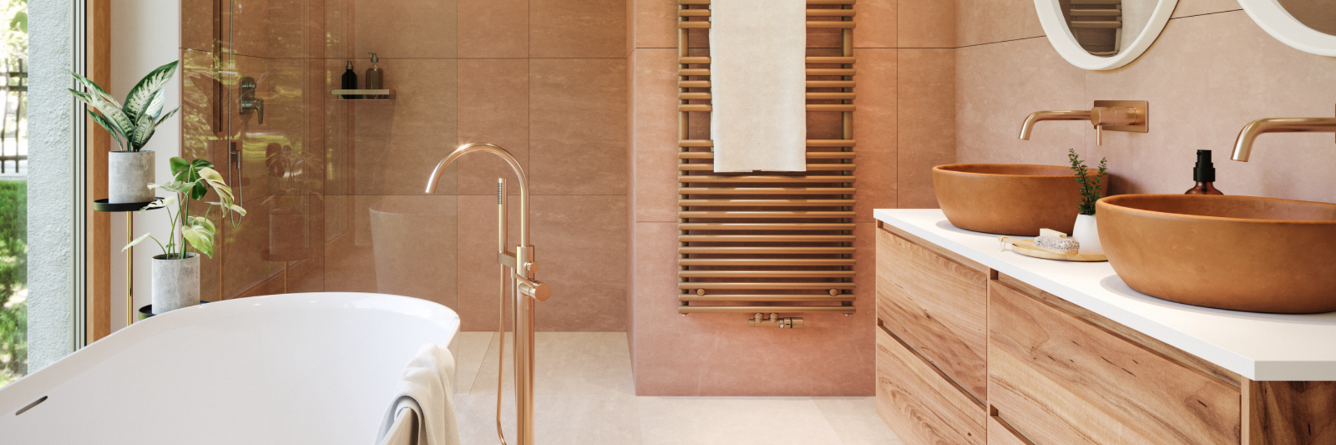 Rendering Zehnder Forma Spa Decorative radiator Front view