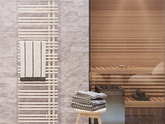 [Translate to Deutsch:] Badheizkörper Zehnder Yucca