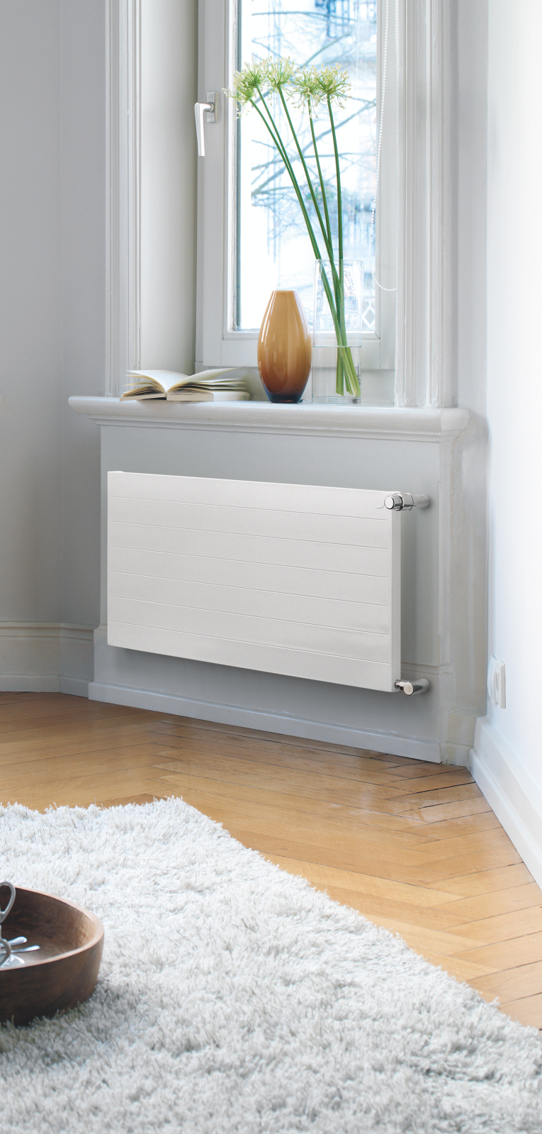 Zehnder_RAD_Radiapanel-HY_white_mounting Rendering Zehnder Radiapanel Decorative radiator