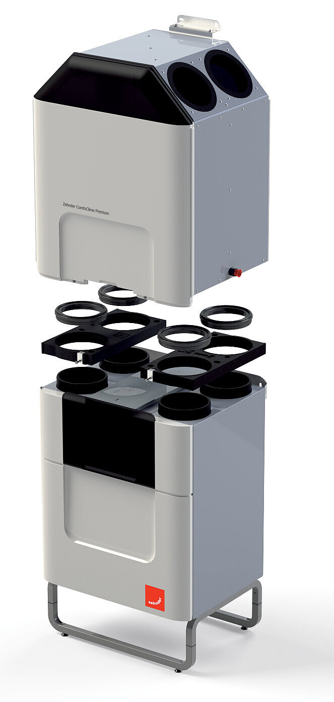 Régulation température air avec ComfoClime | Zehnder Group Suisse SA