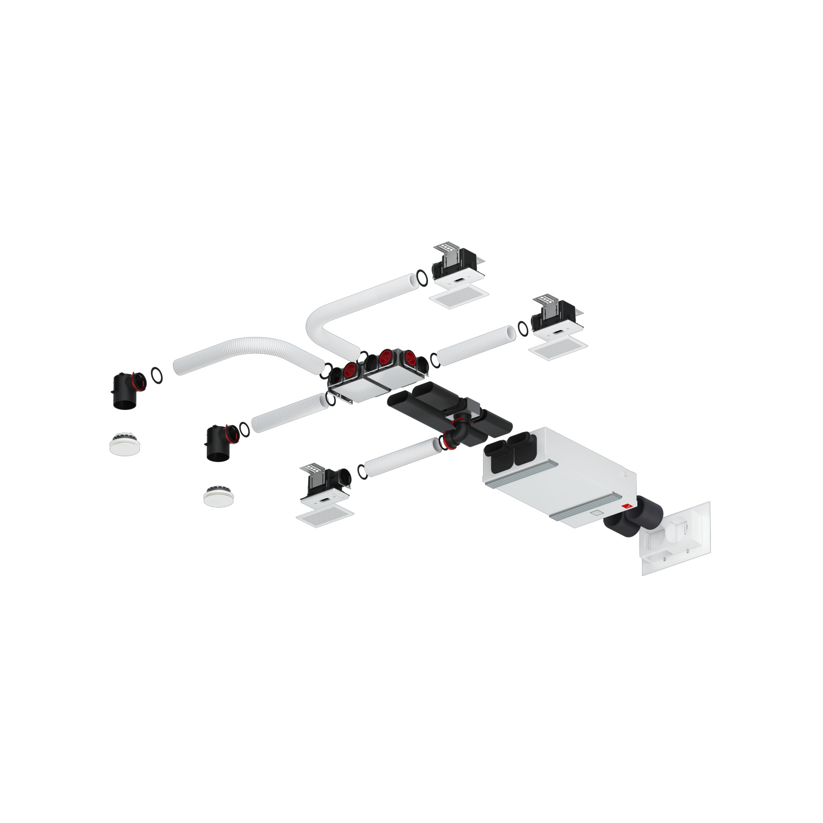 Cut-Out Zehnder ComfoAir Fit 100 Comfortable indoor ventilation 