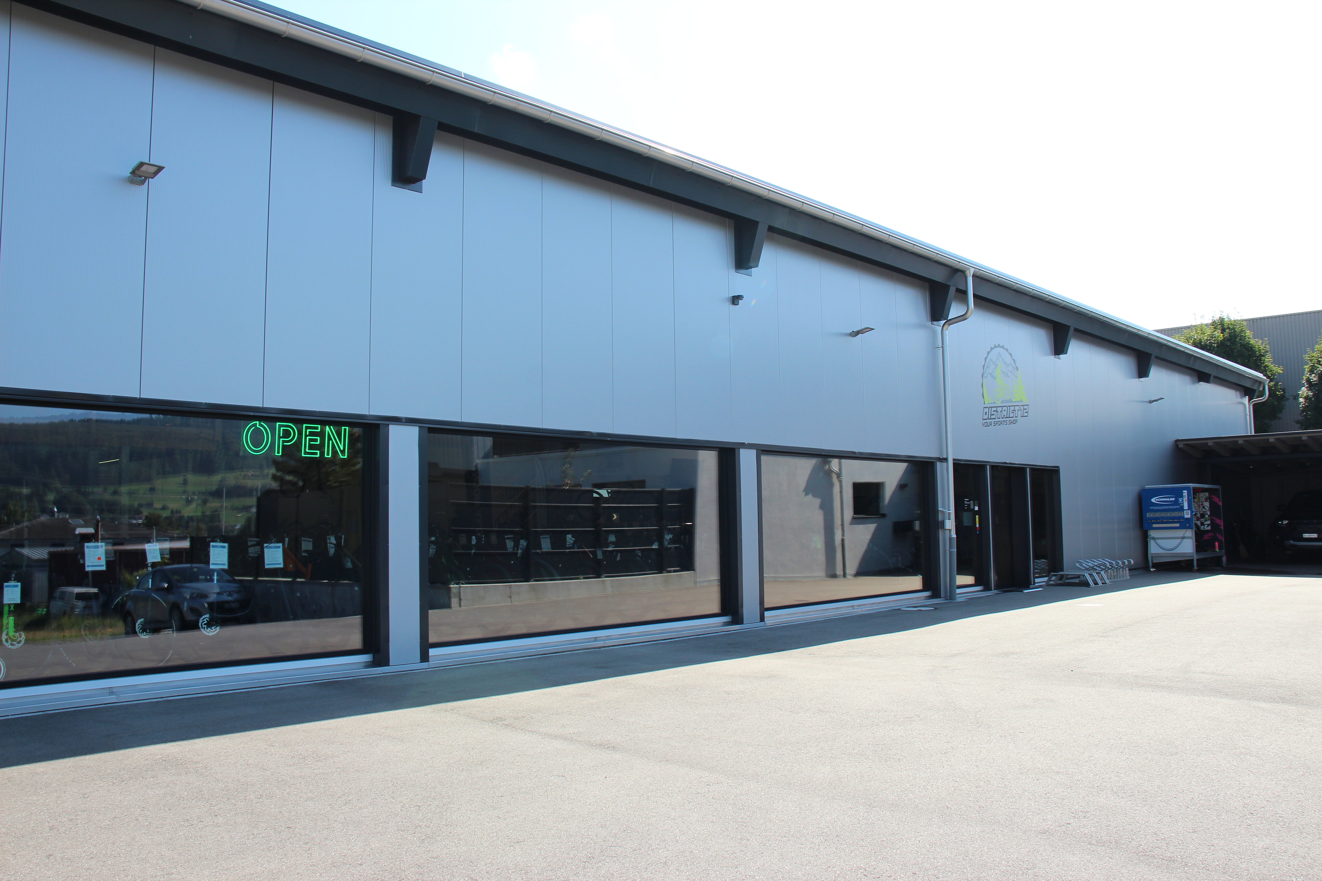 Vista esterna del nuovo progetto di costruzione