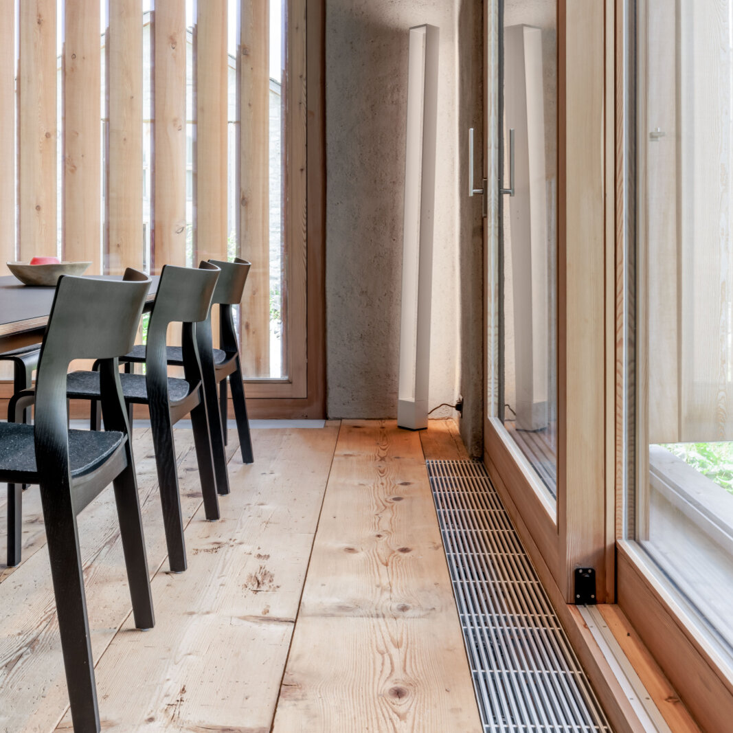 Wohnhaus Maloja, Referenzobjekt mit Zehnder Terraline Neo und Zehnder Subway