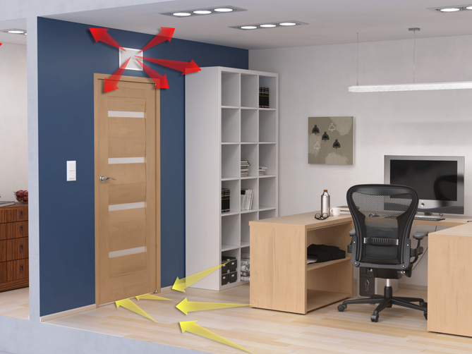 De l’air frais pour les espaces clos avec Zehnder ComfoDuct Activo.