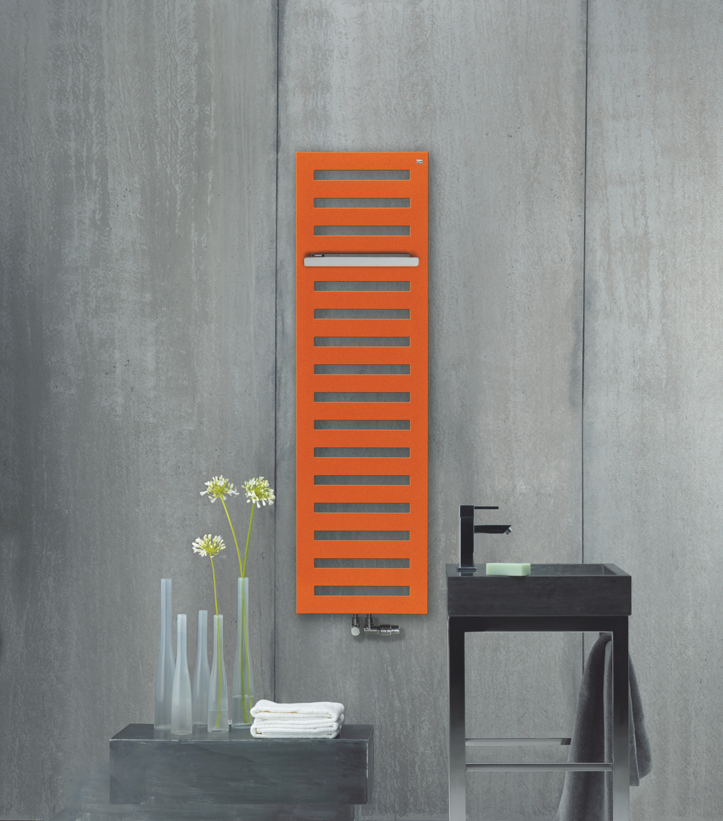 Rendering Zehnder Metropolitan Bar Decorative radiator 