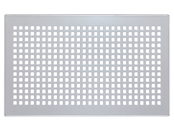 Zehnder ComfoGrid Torino produktbild design gitter aus edelfreiem stahl