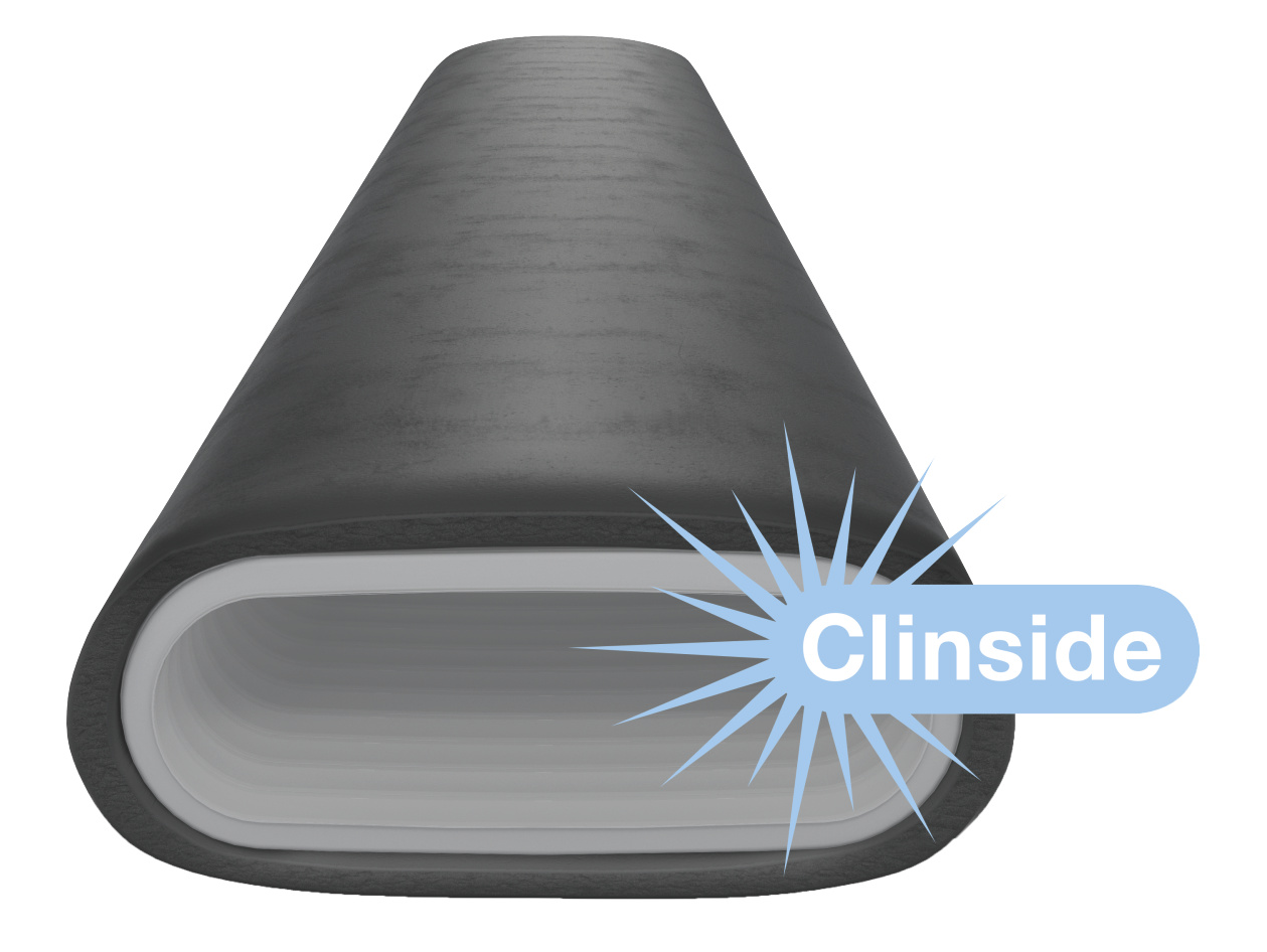 Zehnder ComfoTube Therm flat con Clinside