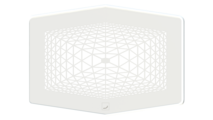 Rendering ComfoGrid CLD Design line Comfortable indoor ventilation Top view