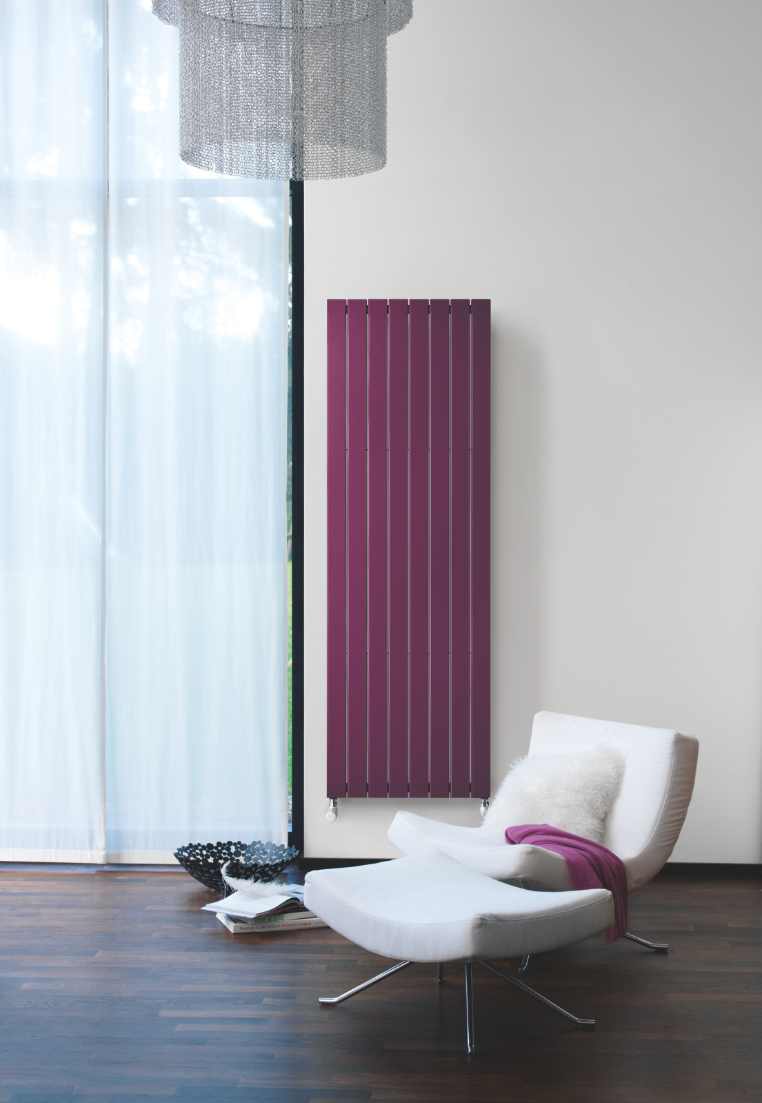 Rendering Zehnder Nova Jet Decorative radiator Front view