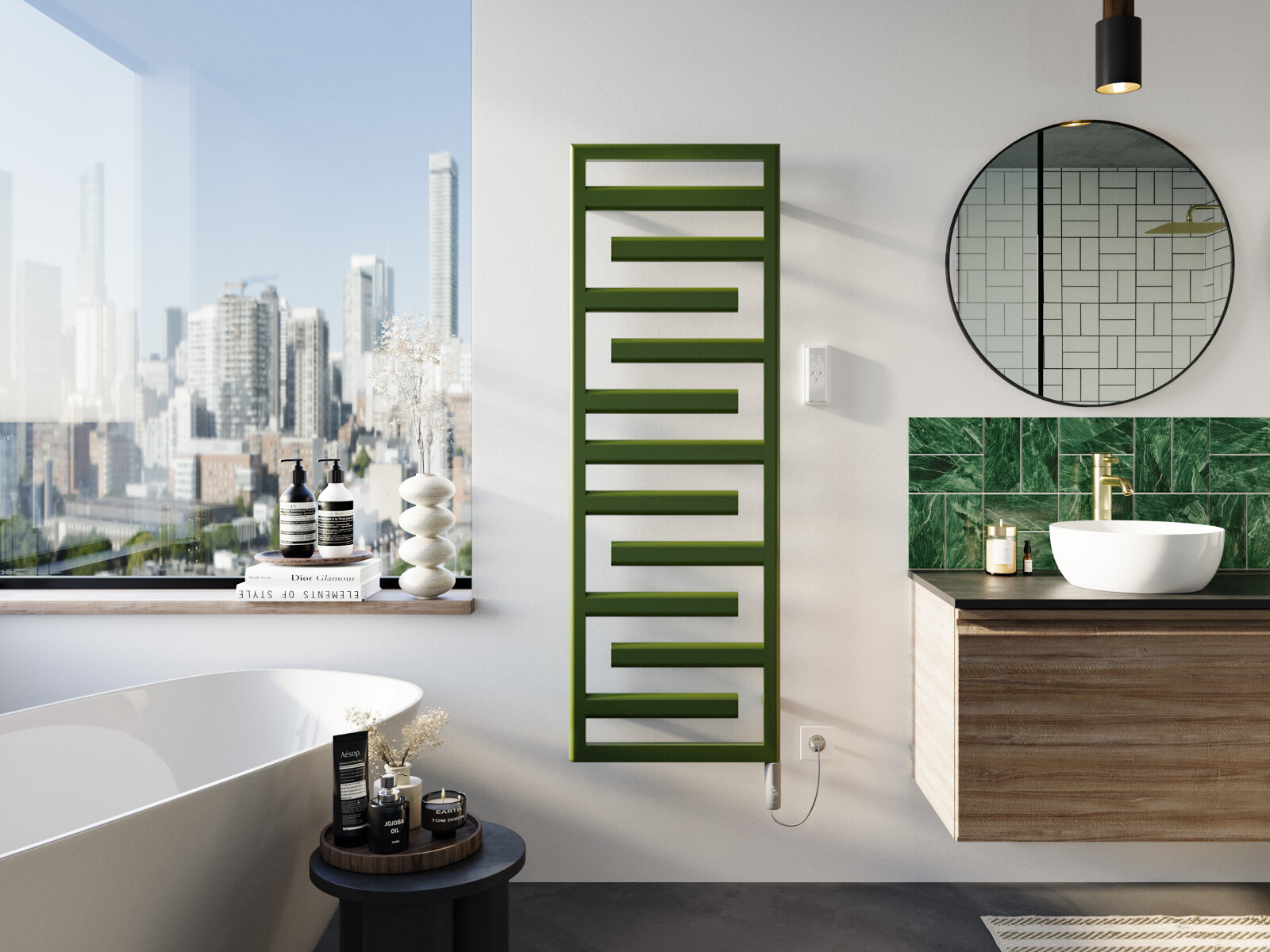 Cut-Out Zehnder Tetris Decorative radiator 