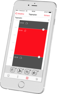 Commande via l’application commande via l’application, Smartphone