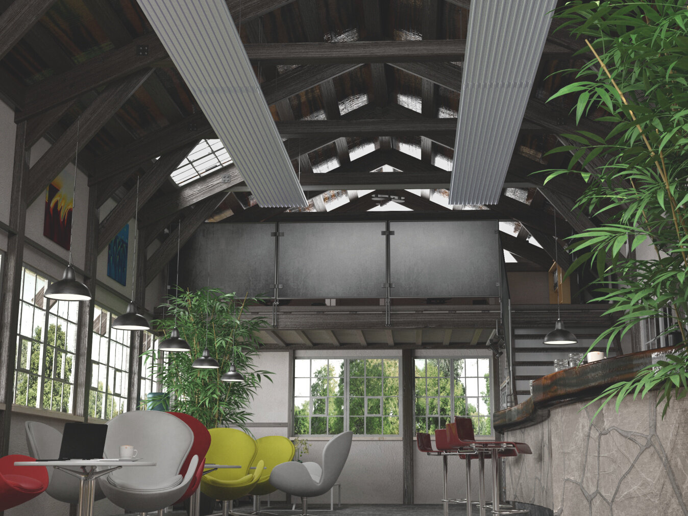 Zehnder ZFP Urban in ristoranti, caffè, bar