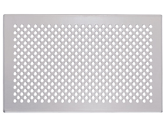 Zehnder ComfoGrid Pisa produktbild zehnder comfogrid pisa design gitter edelstahl