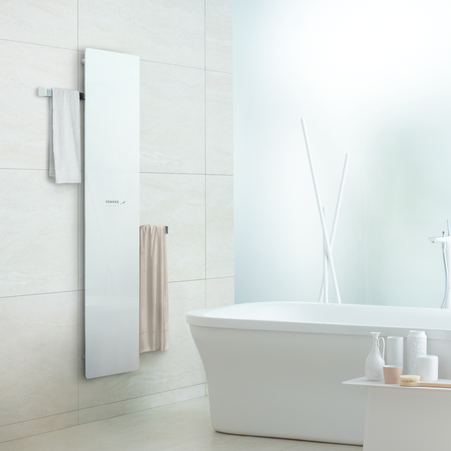 Badzimmer, weisser Deseo Verso